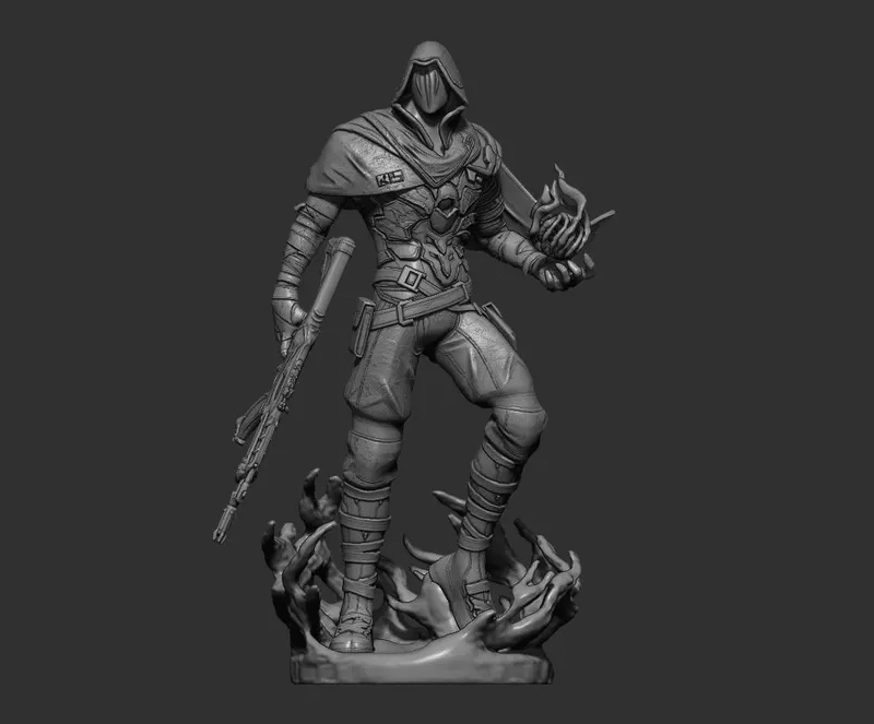 Omen Hand Painted Figure