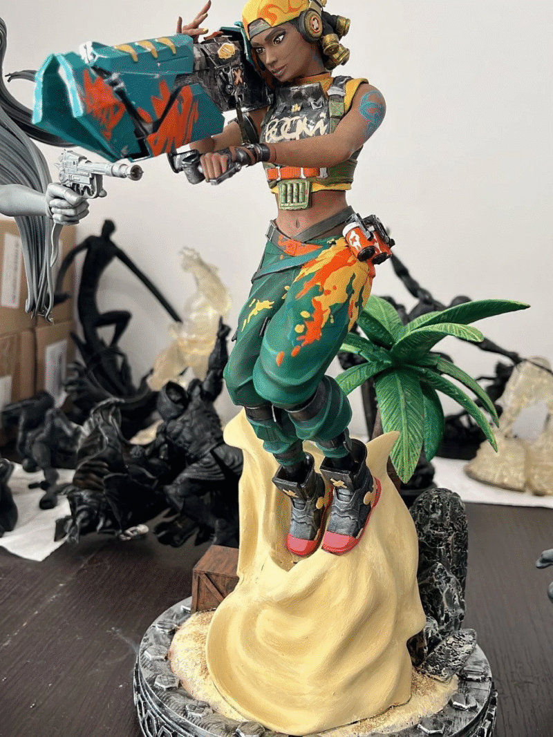 Raze Hand Painted Figure