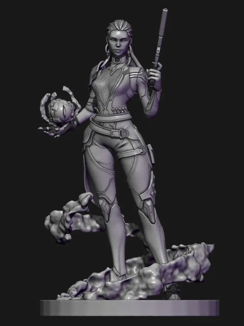 Reyna Hand Painted Figure