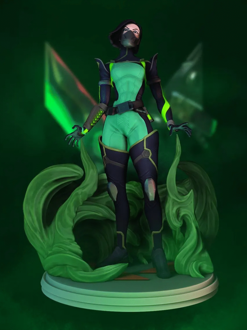 Viper Hand Painted Figure